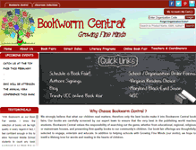 Tablet Screenshot of bookwormcentral.com